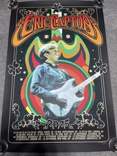Eric Clapton 2025 World Tour Poster NUMBERED #126/1360 Nashville TN 9.8.25 Blues