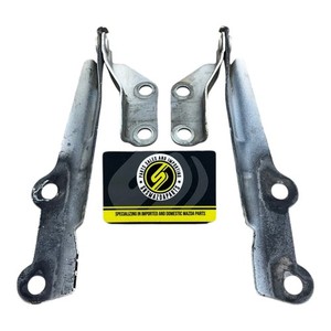 90-05 Mazda Miata OE OEM Hood Hinge Set Bracket Pair NA01-52-410 NA01-52-420 #17