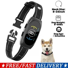 Anti Bark Dog Shock Training Collar No Shock for Small Medium Dogs 8-50lbs 2025