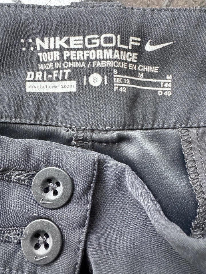 Pantalones Cortos Para Mujer Nike Golf Tour Performance Dri Fit Negros Talla 8 Nuevos sin Etiquetas Foto 4 de 4