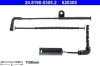 ATE Warnkontakt Bremsbelagverschleiss Hinten FüR Land Rover Range Rover 3