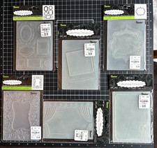 Darice Embossing Folders CUTLERY, PICTURE OPENING, SCROLL FRAME or SQUARE BORDER