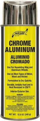 S.M. Arnold Aerosol Spray Paint Chrome Aluminum 12 Oz.   Multi Surface Paint for