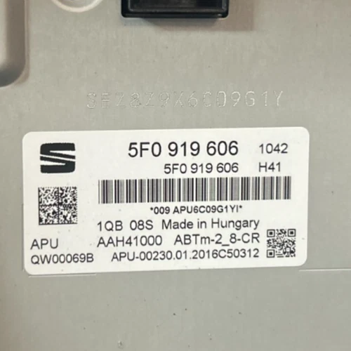 2016-2020 SEAT LEON MK3 5F RADIO STEREO NAVIGATORE SATELLITARE DISPLAY SCHERMO 5F0919606 - Immagine 4 di 4