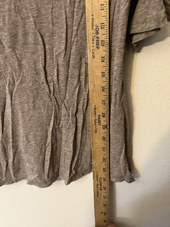 Топ с коротким рукавом VINCE размер L коричневый минималистские основы женский - Изображение 4 из 4