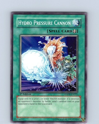 #ad #ad Yu Gi Oh TCG Hydro Pressure Cannon ANPR EN055 1st Edition Common Card LP NM $1.85