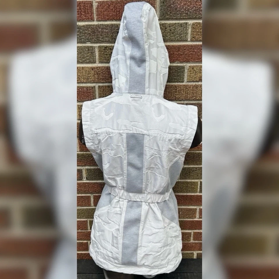 Chaleco alargado camuflaje Blanc Noir para mujer - talla mediana - camuflaje blanco Foto 4 de 4