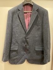 Charles Tyrwhitt Tweed Blazer UK Size 42 Navy
