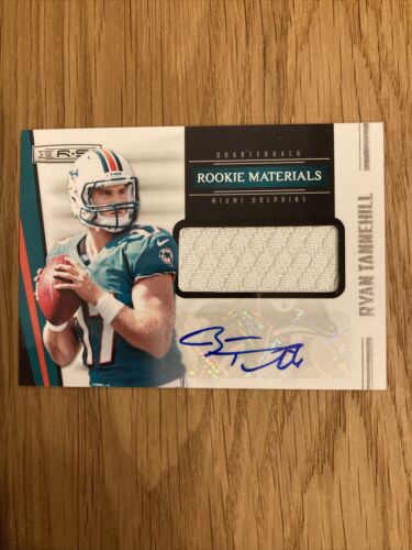Ryan Tannehill /499 Auto Patch RPA Rookie 2012 Panini Rookies&Stars 220 DOLPHINS - Picture 1 of 4