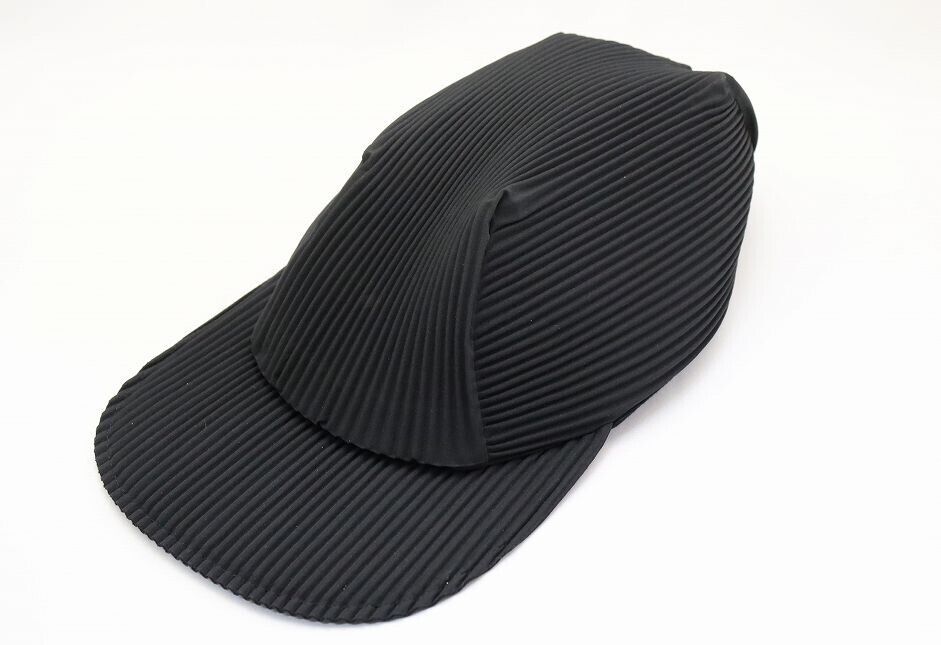 HOMME PLISSE Black Pleated Cap Hat ISSEY MIYAKE 062 c6v8 | eBay HOMME PLISSE Black Pleated Cap Hat ISSEY MIYAKE 062 c6v8 | eBay