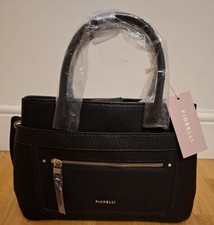 Fiorelli Rami Black Grab Bag Handbag Top Handle Crossbody Brand New With Tags
