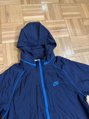 Giacca a vento Nike Core Track impacchettabile uomo piccola blu DD4730-410 nylon - Foto 2 di 7