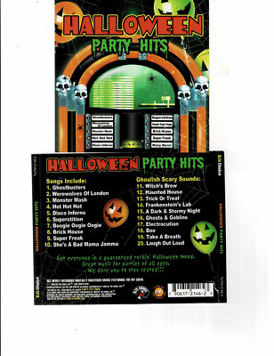 DJs CHOICE - HALLOWEEN PARTY HITS (CD 2006) NEW **20 TRACKS**