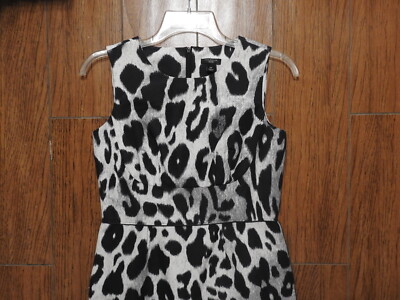 ANN TAYLOR Black and White Sleeveless Dress- Sz 0 Petite | eBay ANN TAYLOR Black and White Sleeveless Dress- Sz 0 Petite | eBay