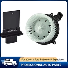 Front HVAC Blower Motor+Resistor kit for Ford F150 Expedition Lincoln Navigator