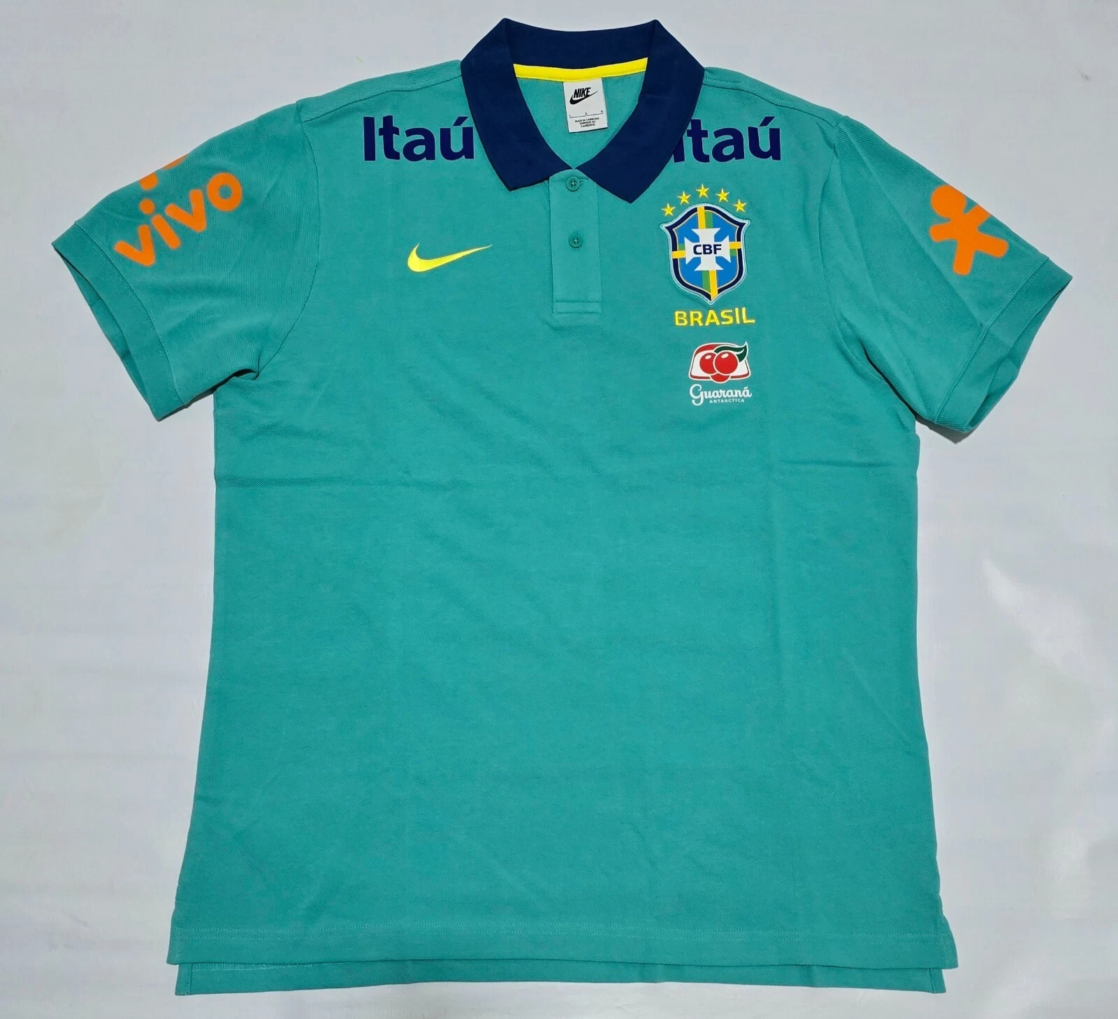 Brazil 2024/25 Polo Shirt Blue Nike Travel Training
Opens in a new window or tab