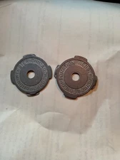 2 Vintage Record Adapter Webster Chicago Corporation Metal 45 RPM Record Insert