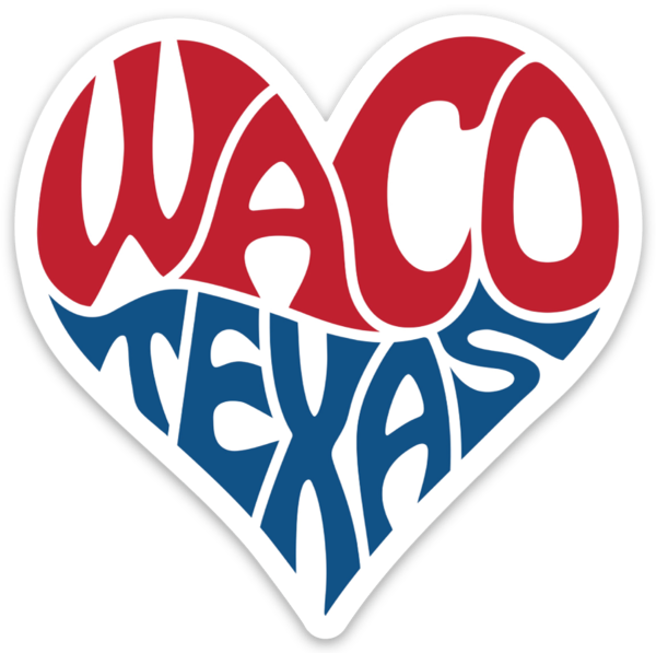 3” Waco, Texas, Heart Of Texas Sticker eBay