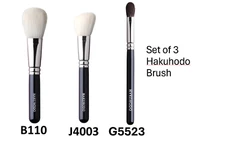 Hakuhodo brush set of 3