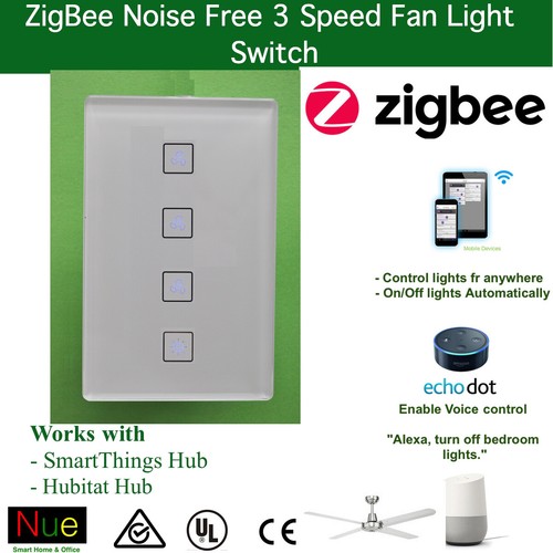 Approved SmartThings Smart ZigBee Fan 