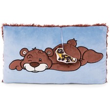 NICI Green Kissen Bär Malo 48788 - NICI Classic Bär Kuschelkissen 43x25cm
