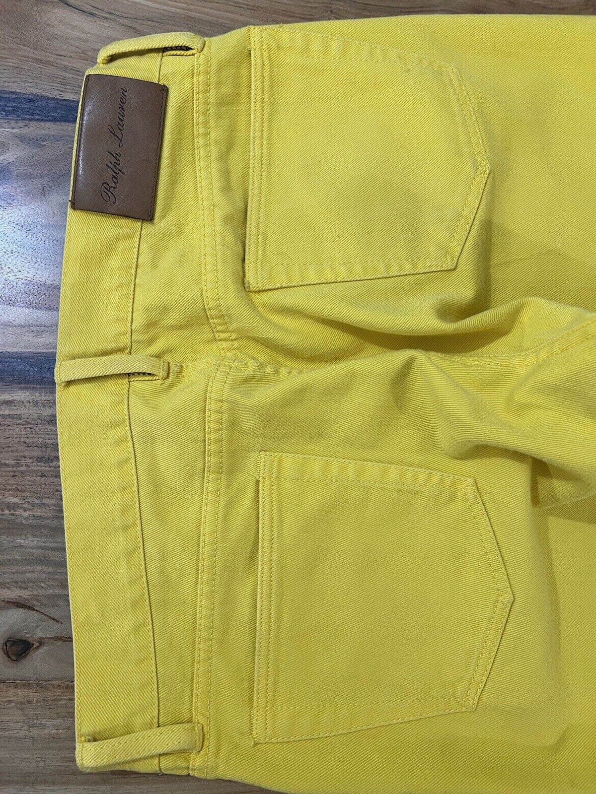 Ralph Lauren Purple Label Yellow Denim Jeans Italy - image 13