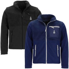 Giacca in pile uomo Lizzard Sports giubbino collo alto antivento zip