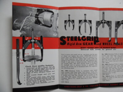 1940s Armstrong Bray Gear and Wheel Pullers Tool Catalog Brochure Vintage  ORIG. | eBay