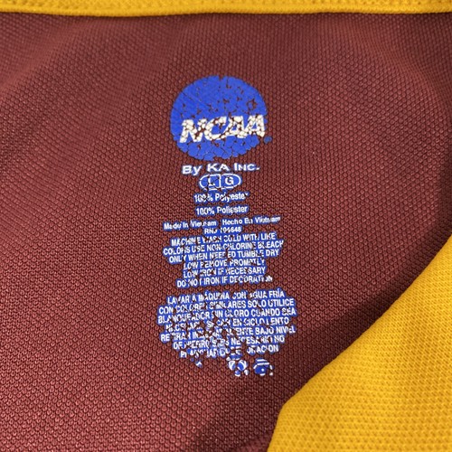 Central Michigan Chippewas NCAA Basketball Jersey #1 Burgundy Gold Adult L - Picture 3 of 7