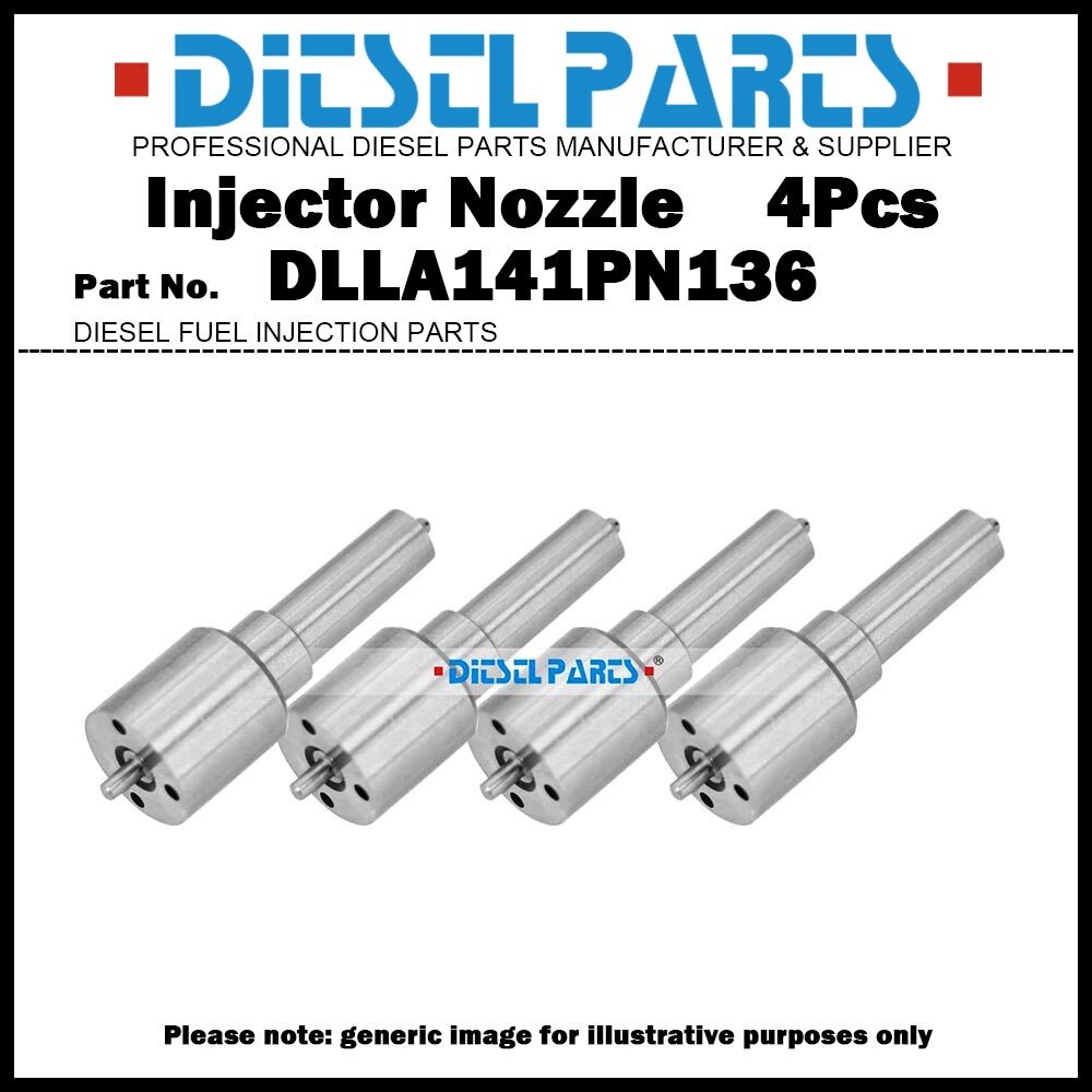 4Pcs Injector Nozzle DLLA141PN136 for MAZDA Titan TF TM 105118