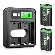 EBL Controller Battery Pack + Charger Charging Dock for Xbox One/Xbox Series X|S