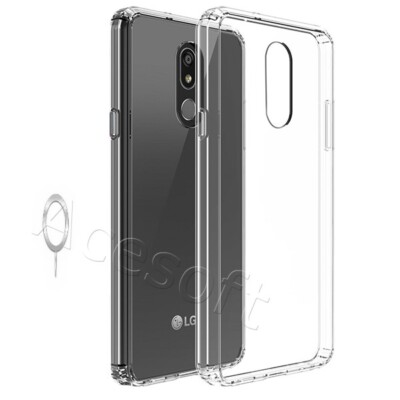 Dustproof Shock Absorbing Transparent Slim Soft Case for Boost Mobile LG  Stylo