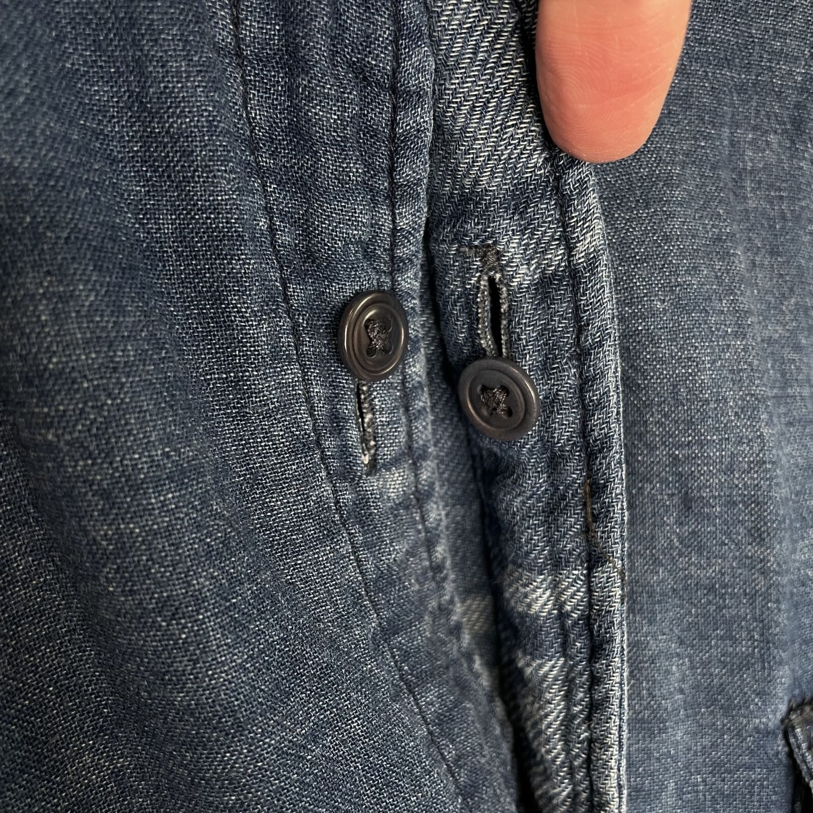 Faherty Mens' Reversible Button-Up Shirt, XL - image 7