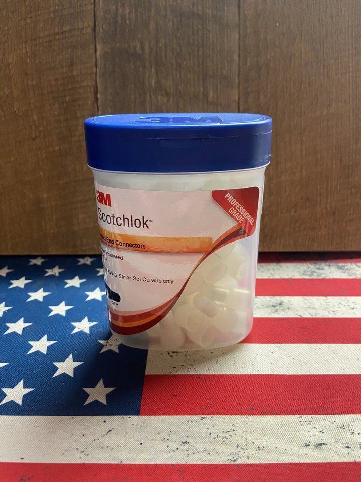 3M S-31-A Scotchlok Closed-End Crimp Connector, Clear ,0.850", 50 Pack, New - Image 4 of 4