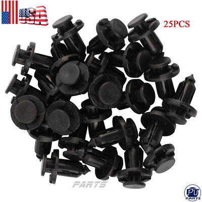 25pcs Bumper Engine Cover Fender Clips Push Type Retainers Fasteners For Subaru