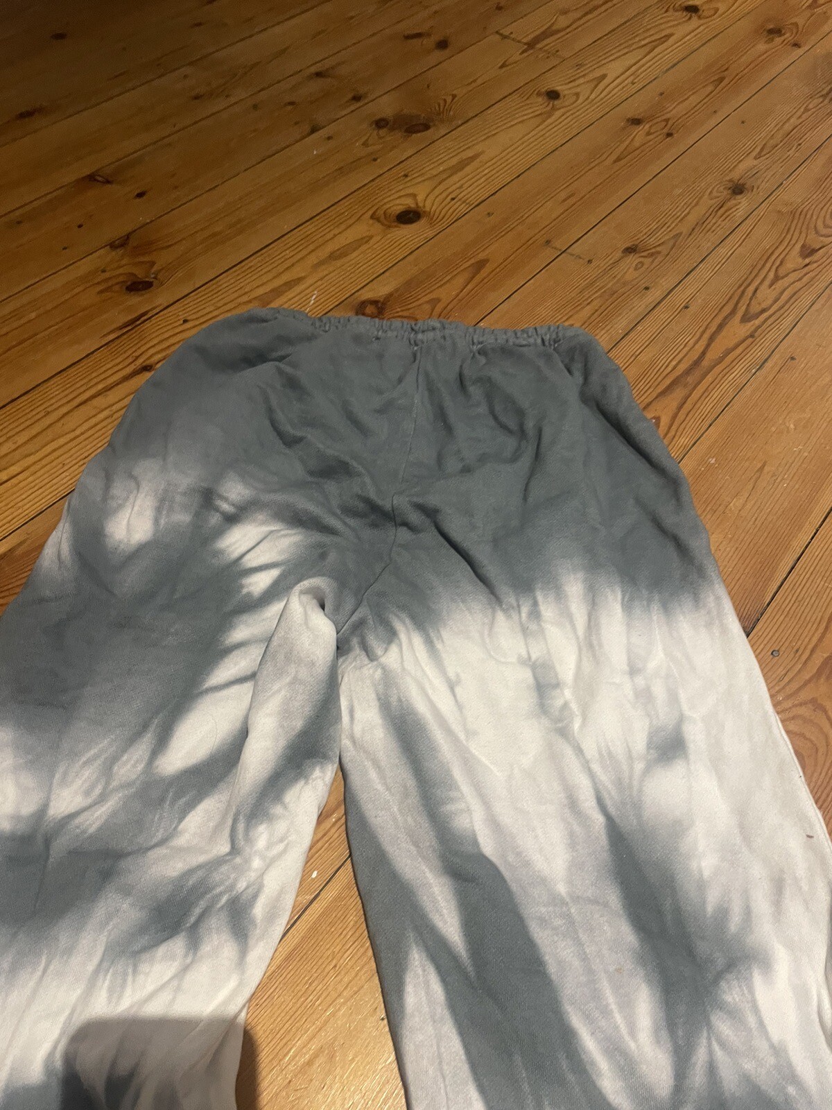 Daily Paper Jogging Bottoms XS Grey White Tie Dye Sweatpants Unisex image 5