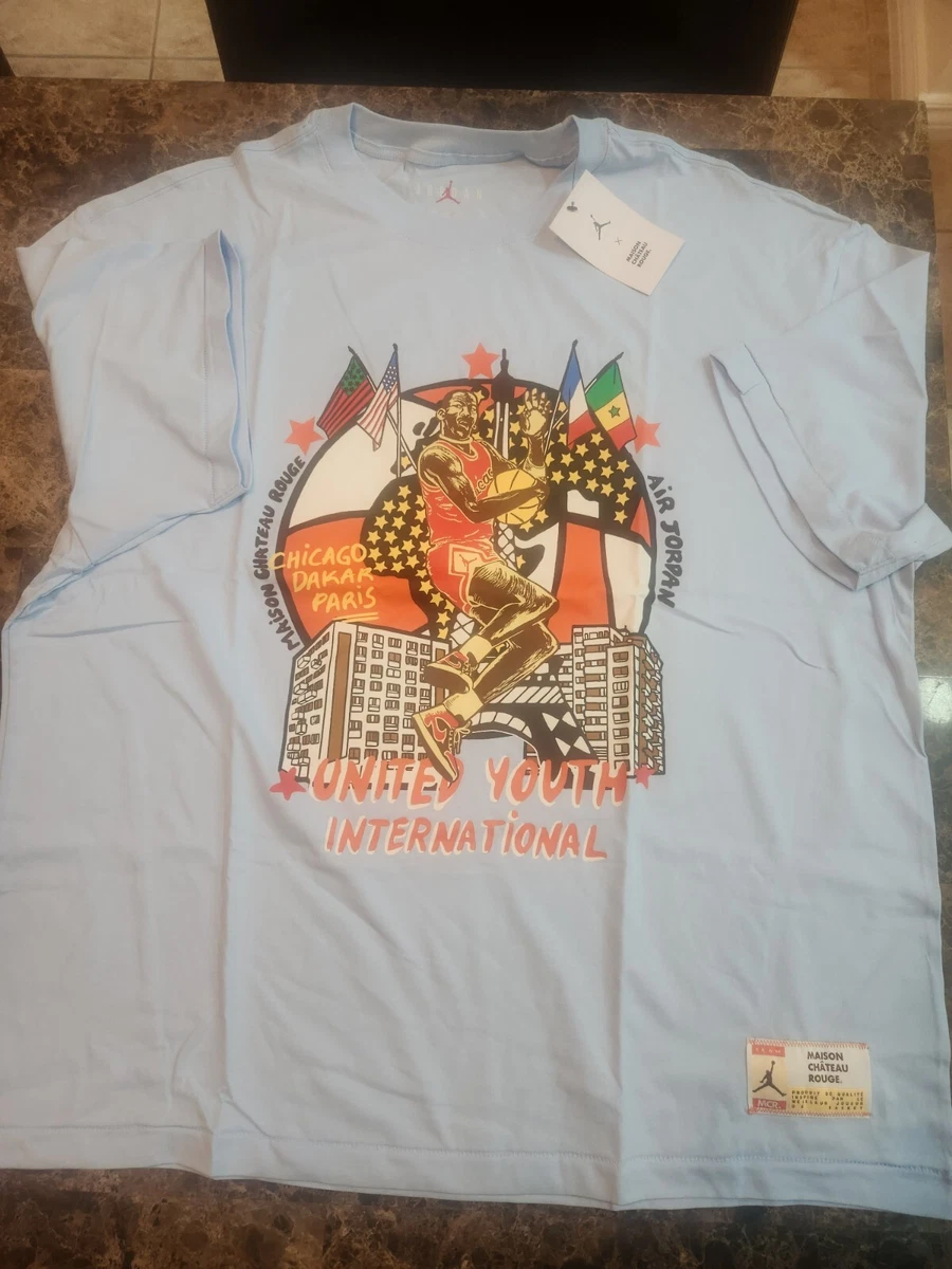 jordan x maison chateau rouge t shirt