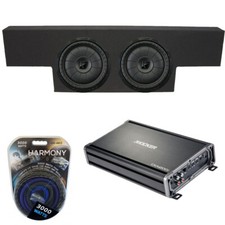 Chevy Silverado Crew Cab Non-HD 01-06 Kicker 43CVT122 Dual 12" Sub Box CX1200.1