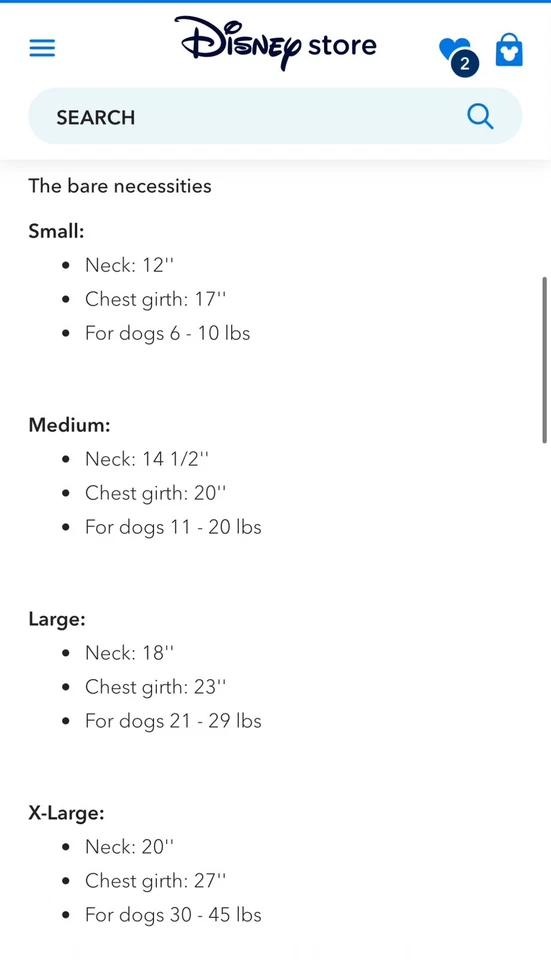 Disney Parks Mickey Mouse Disney Colas Disfraz Perro Arnés Talla X-Grande XL Foto 4 de 4