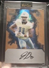 2023 Wild Card Matte Chase JOSH DOWNS Rookie Heat. ON CARD AUTOGRAPH 5/5!. rookie card picture