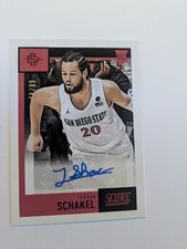 Jordan Schakel 2021 Score Draft Picks RC Auto Red /99 San Diego State