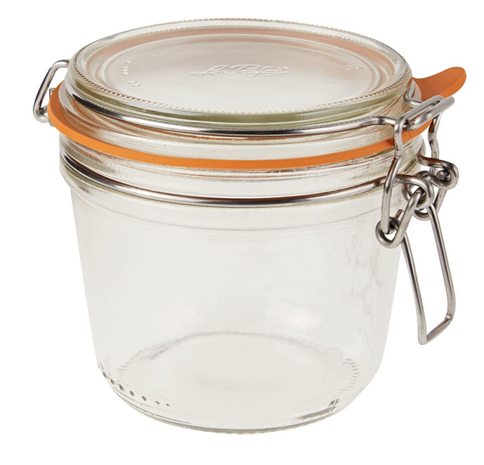 Bocal fermeture mécanique Le Parfait terrine 500ml anti-gaspillage pour vos stocks