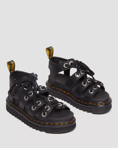 Dr. Martens Blaire Hardware Athena Black Leather Strap Sandals UK 3 / EU 36 - Picture 4 of 11