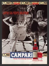 Campari Model Camel 1990s Print Advertisement 1996