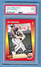 1992 Triple Play Jeff Bagwell Astros #200 Rookie PSA 9 #50146429 HOF 2017