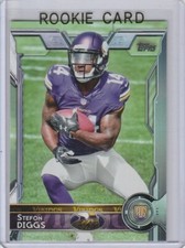 STEFON DIGGS ROOKIE CARD 2015 Topps Football RC Minnesota Vikings PATRIOTS. rookie card picture