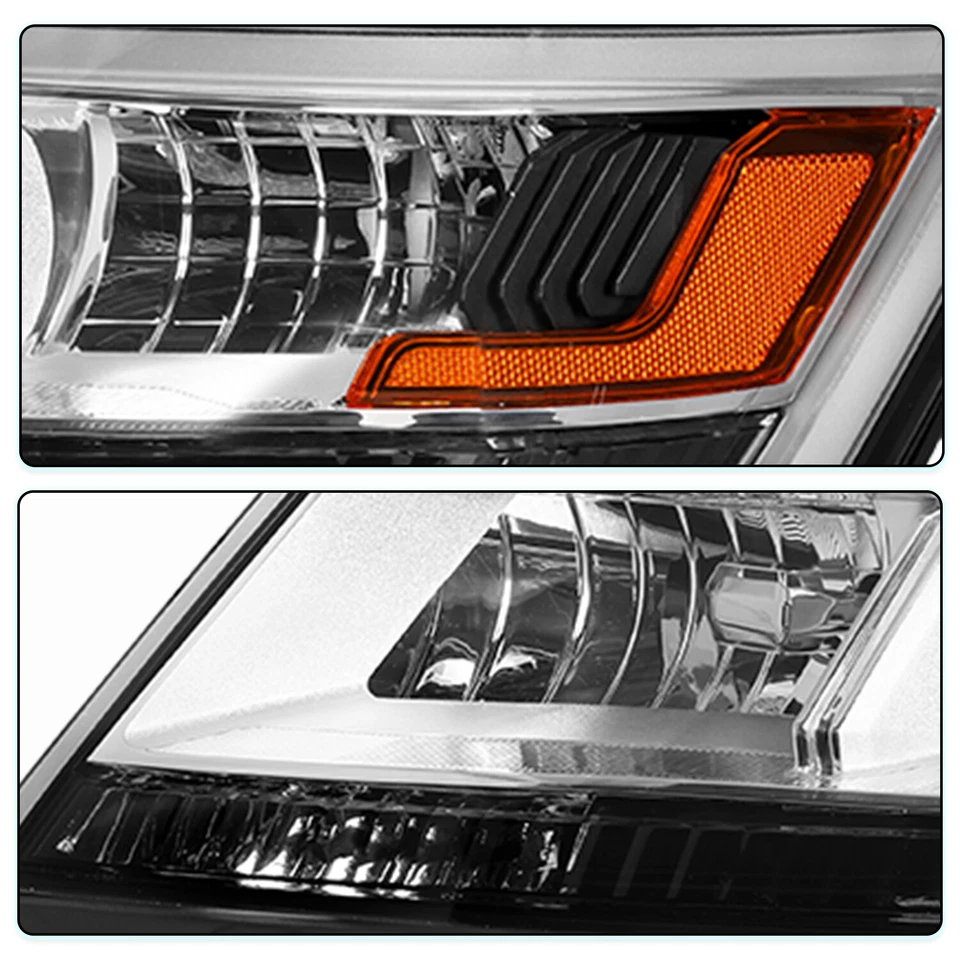 Fit 2016 2017 2018 Ford Explorer Limited/XLT/Platinum LED DRL Driver Headlight - Image 3 of 4