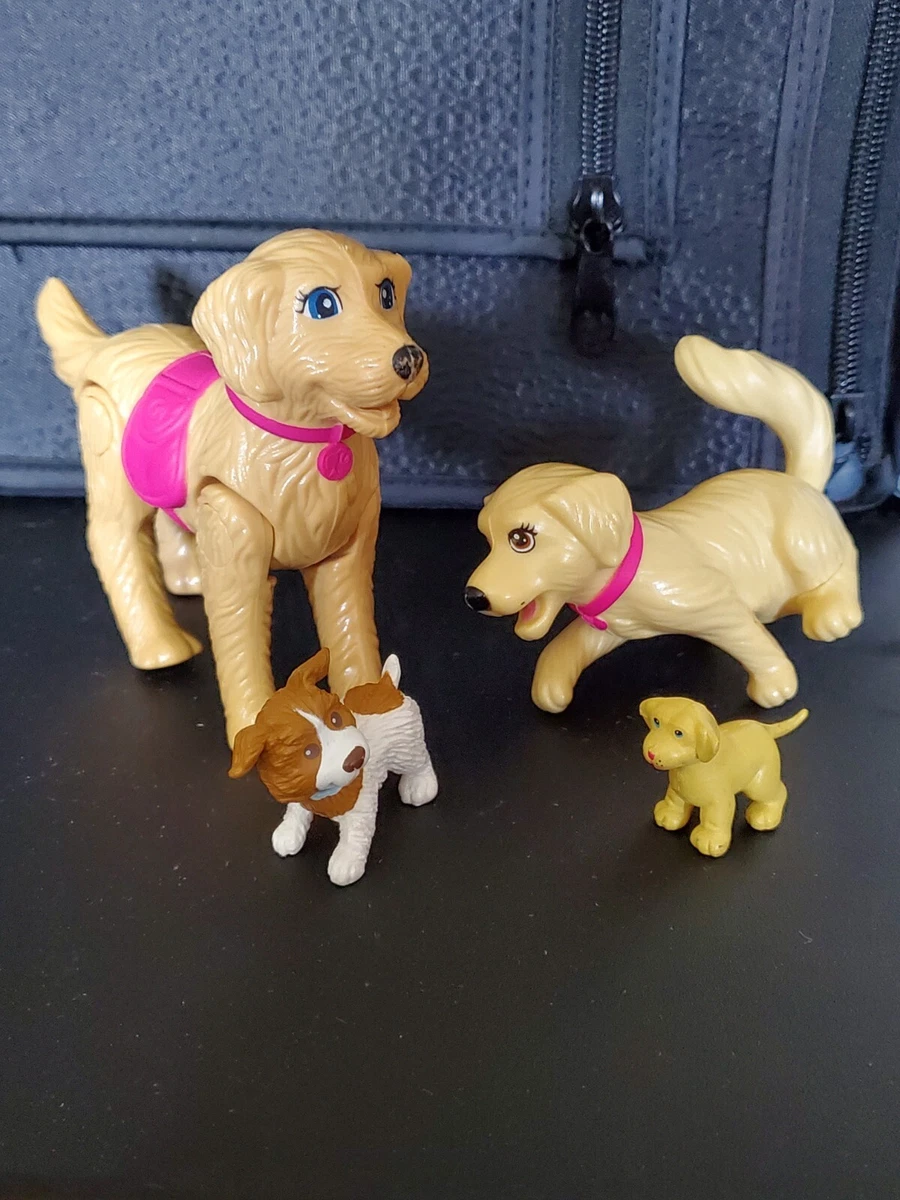 Barbie Dogs Set Pretend Play Animal Lot Mattel Puppy Dogs b114