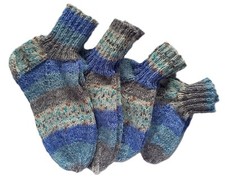 Socks4kids Handmade Kids Knitted Socks 60% Wool Superwash Size 16 - 28 Bau