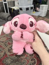 Pink Stitch Plush Doll with Breathing, Music, Lights Soothes Toys Anime Gifts